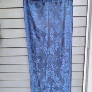 Beautiful Blue Paisley Pashmina